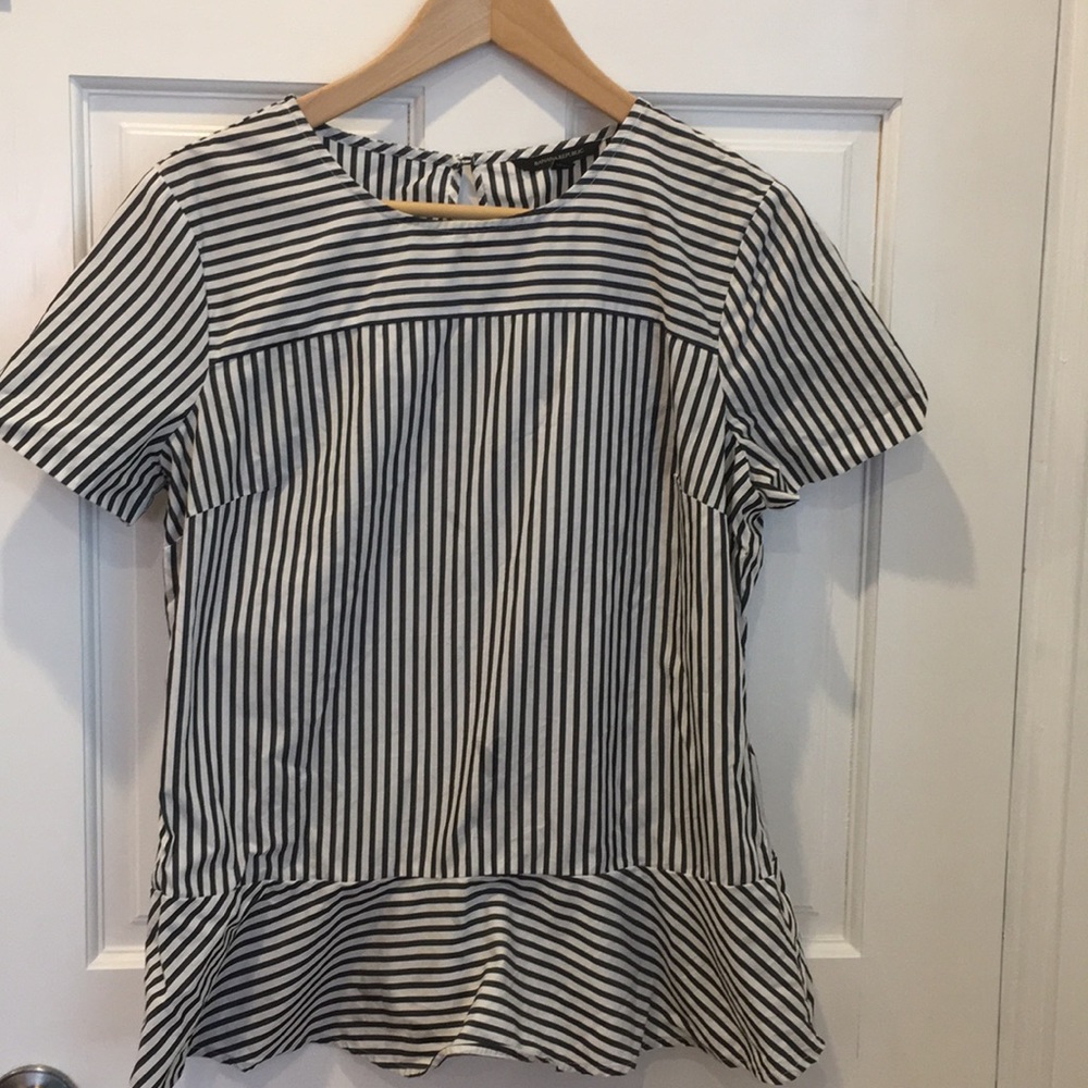 Banana Republic peplum top. Worn once.